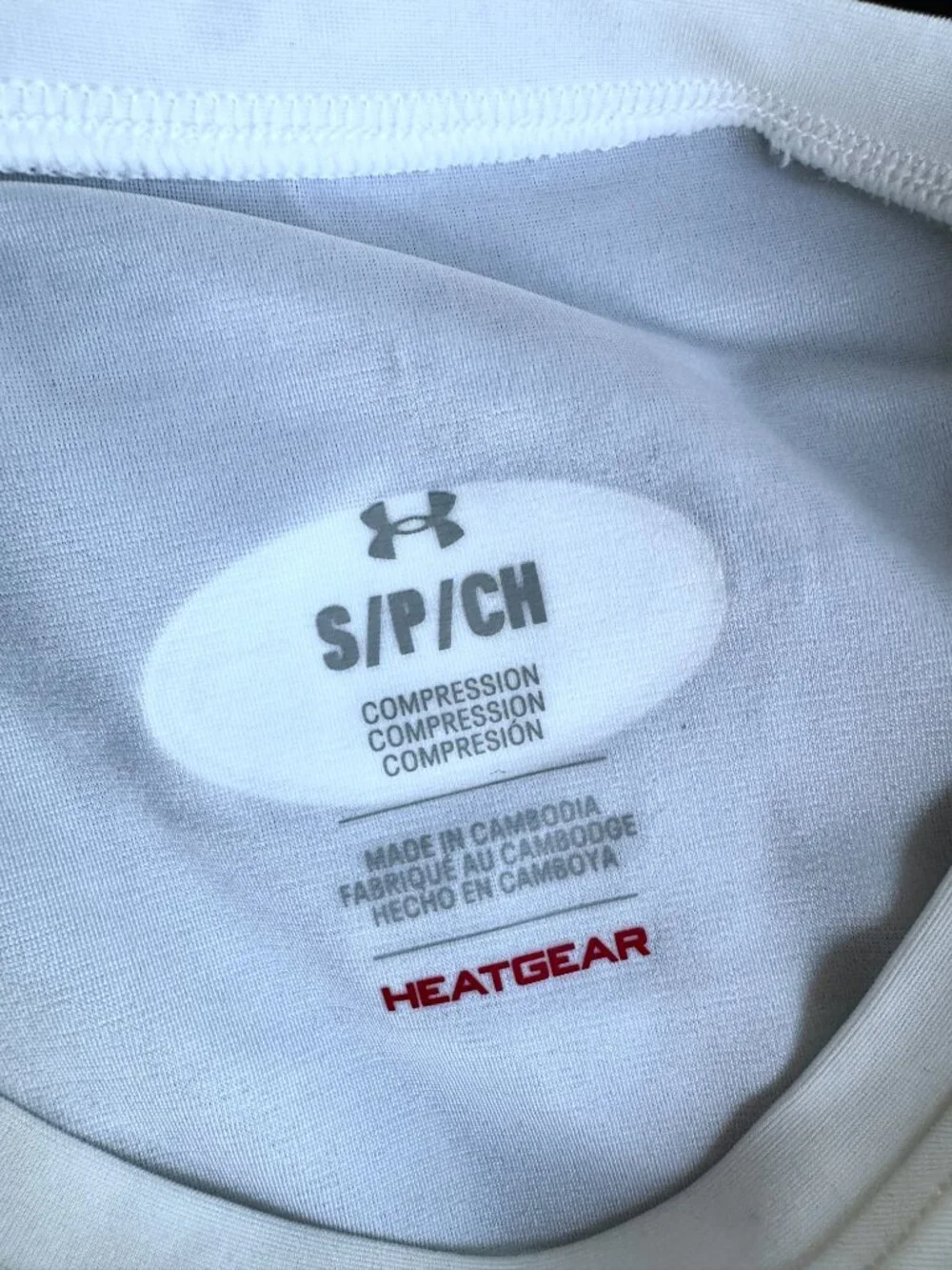 NEW Under Armour HeatGear Compression Long Sleeve – Women's Small – White - Picture 5 of 5
